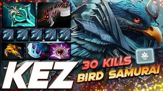 KEZ New Hero - Bird Samurai 30 Kills - Dota 2 Pro Gameplay [Watch & Learn]