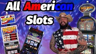 All American Slots  4th of July Gambling!  PLUS Trivia! Celebrating America with Live Slot Play 