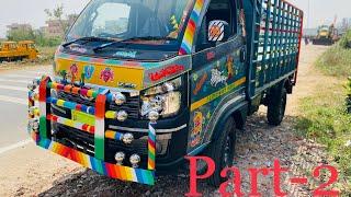 Part-2,Tata intra v50 # full body painting # latest model stickering work