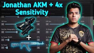  Akm with 4x Sensitivity | 4x no Recoil Spray | 4x no Recoil sensitivity | 4x Sensitivity #sensi