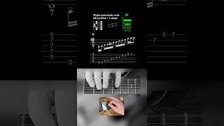 TAB Übung 8 / Shapes & Positions  #guitar #exersice #tabs #shorts #pattern #pentatonicscale #shapes