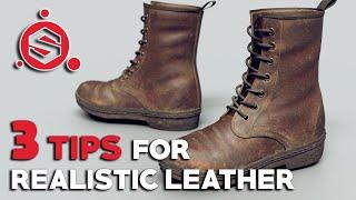 3 Tips for Texturing Realistic Leather in Substance Painter