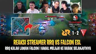 RRQ Kalah Lawan Falcon ! Gagal Melaju ke Babak Selanjutnya ! Reaksi Streamer RRQ vs Falcon ESL !