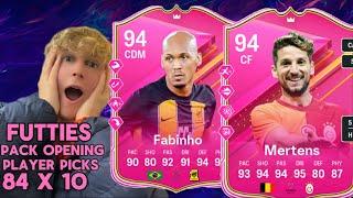 INSANE FUTTIES PACK OPENING (84X10 And Player Picks)