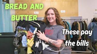 Easy Bins Pickups Thrift Haul to Sell on Ebay and Poshmark