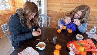 Making Clove Orange Pomanders with My Mom & the Kids!  // Garden Answer