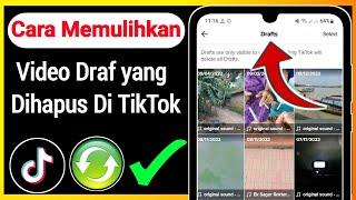 Cara Memulihkan Video Draf yang Dihapus Di TikTok | Cara mengembalikan draf Anda di TikTok