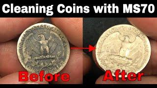 How to Clean Coins - Using MS70 Coin Restorer on Silver Coins