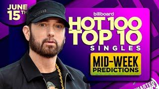 MID-WEEK PREDICTIONS | Billboard Hot 100, Top 10 Predictions | June 15th, 2024