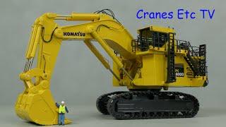 NZG Komatsu PC 4000 Backhoe Mining Excavator by Cranes Etc TV