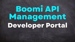 Boomi API Management | The Developer Portal 09