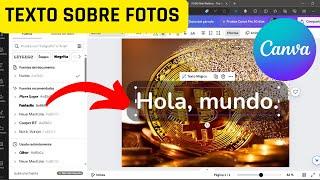 Cómo poner texto sobre fotos en Canva