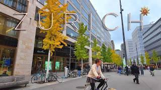 ZURICH SWITZERLAND ️ EUROPAALLEE 4K HDR Walking tour along Newest district in the city