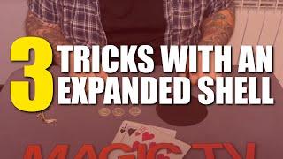 3 Tricks With An Expanded Shell You Haven't Seen Before | Magic Stuff With Craig Petty