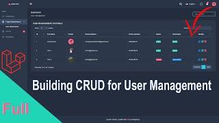 Laravel 8.X CRUD User Management Example | Dashboard V14