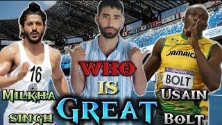 Usain Bolt vs. Milkha Singh: Who Was Faster?। Full Comparison of Usain Bolt and Milkha Singh