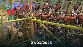 Rohingya Freedom fighters are prayer of Eid ul Fitr in Mayu Mauntain