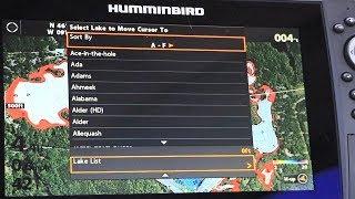 Humminbird HELIX How to use Lake List