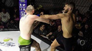 24 SECOND KO! “Relentless” Aaron Lacey Vs Zach “The Ripper” DiSabatino | Cage Titans 56