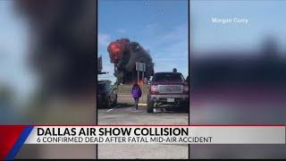 6 killed after vintage aircraft collide at Dallas air show