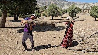 A young nomadic couple fights to build a canopy in the heart of nature