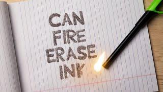 Can Fire Actually Erase This Ink?