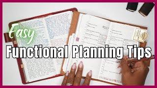 10 Easy Functional Planning Tips | Beginner Planner
