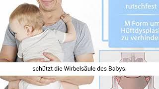 Lictin Babytrage Bauchtrage für Neugeborene 6 in 1 Ergonomische Baby Trage für alle Jahreszeiten