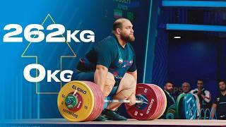 Bar to 262kg/578lb - The New Strongest Man In Weightlifting, Alireza Yousefi