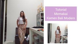 Tutorial Cara Kamen Bali Modern