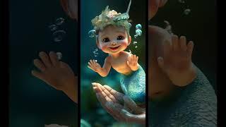 The mermaid prince wake up and say hi #mermaid #prince #angel #fairy #cute #baby #pray #nature #sea