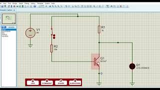 TTL NOT Gate  Using BC547 Transistor - Simulation in Proteus  Logic Project @budatechnolog
