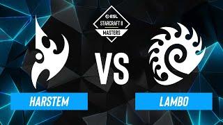 Lambo vs. Harstem - ESL SC2 Masters: Spring 2024 Europe Regionals - Swiss R2