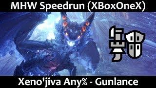 Gunlance World Record - MHW Any% Speedrun (XBox One X)
