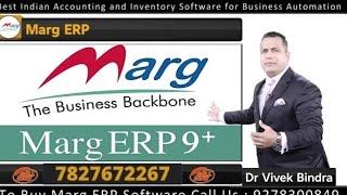 Marg erp 9 ko dr vivek bindra ne Kiya recommended |Marg is best marketing software