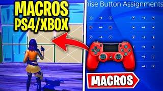 COMO TENER MACROS en FORTNITE *PS4/XBOX/CONSOLA* | ACTIVAR MACROS en MANDO | MEJOR CONFIGURACIÓN