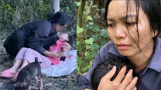 The pain of a single mother: When her daughter gets food poisoning - phan nga single mom life