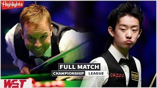 Ali Carter vs Wu Yize Full Match Highlights - Championship League Snooker 2024