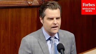 JUST IN: Matt Gaetz Makes Clear Demand In Order To Raise Debt Limit