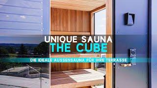 Unique Sauna - The Cube (Aussensauna für Ihre Terrasse)