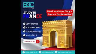  Study in France | Scholarships + Fast Processing for 2025 Intake!