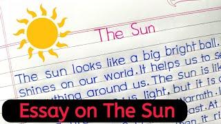 The sun essay in english || the sun essay 10 line in english ||