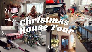 Christmas House Tour 2024 and Speed Clean | Nostalgia Christmas Decor and Multicoloured Lights!