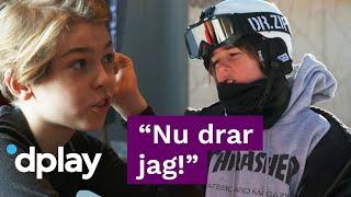 Wahlgrens värld | Theo vill inget annat än att åka skidor med sina kompisar | discovery+ Sverige