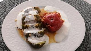 Vegan ve vejeteryan / Girit Kabağı Dolması