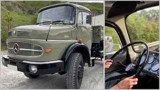 Mercedes-Benz LAK 1624 Rundhauber [DRIVING and SOUND] Oldtimer LKW