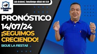 ¡SEGUIMOS CRECIENDO! | Pronóstico para el domingo 14/07/24 | La Rinconada | El Cronómetro Zuliano