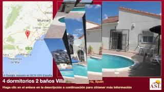 4 dormitorios 2 baños Villa se Vende en Arboleas, Almeria, Spain