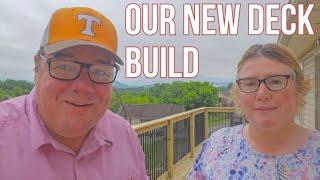 You Won't Believe What Just Happened! We Got a New Deck Now For Some Smoky Mountain Porch Sitting