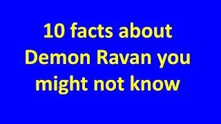 10 facts about demon ravan you might not know